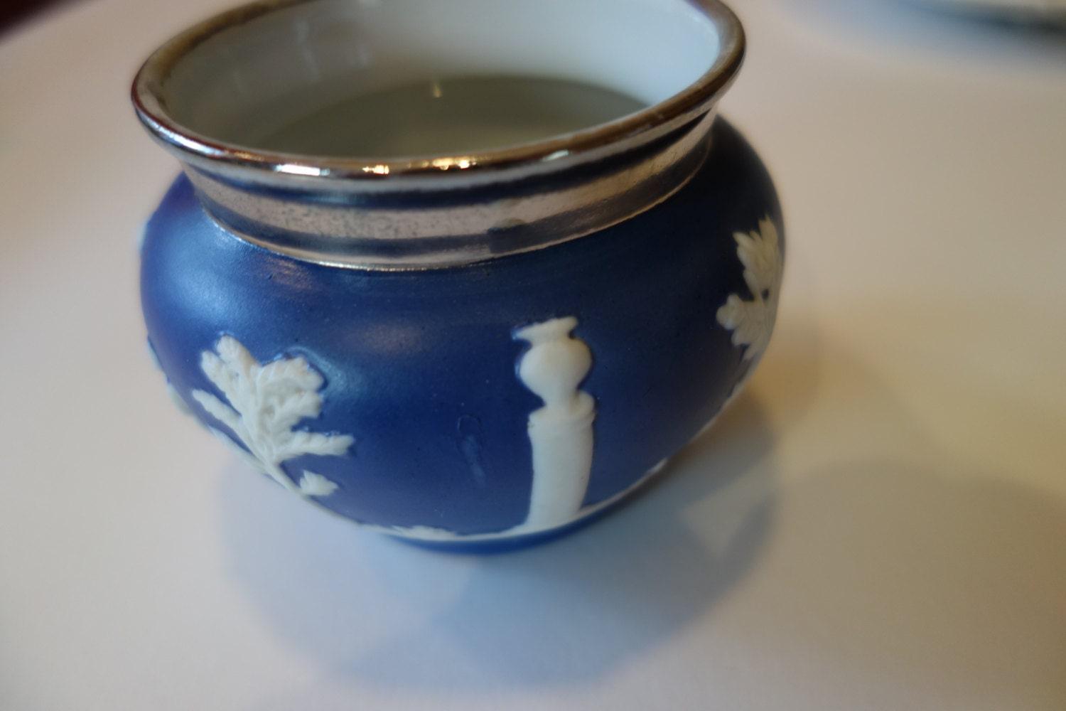 Blue Jasperware small bowl