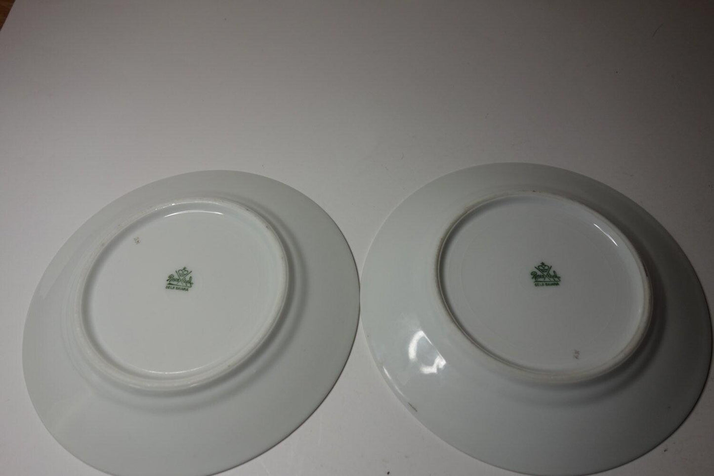 Pair Rosenthal floral side plates