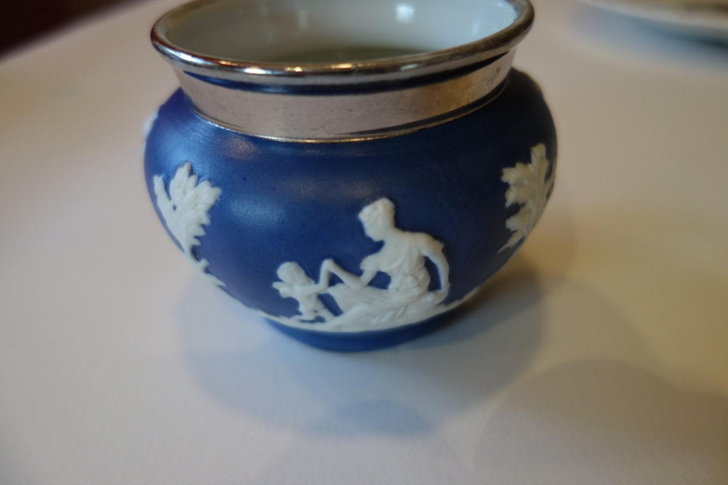 Blue Jasperware small bowl