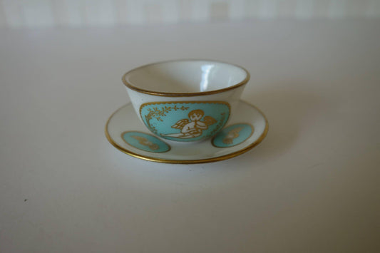 Spode miniature bowl and saucer cabinet ware