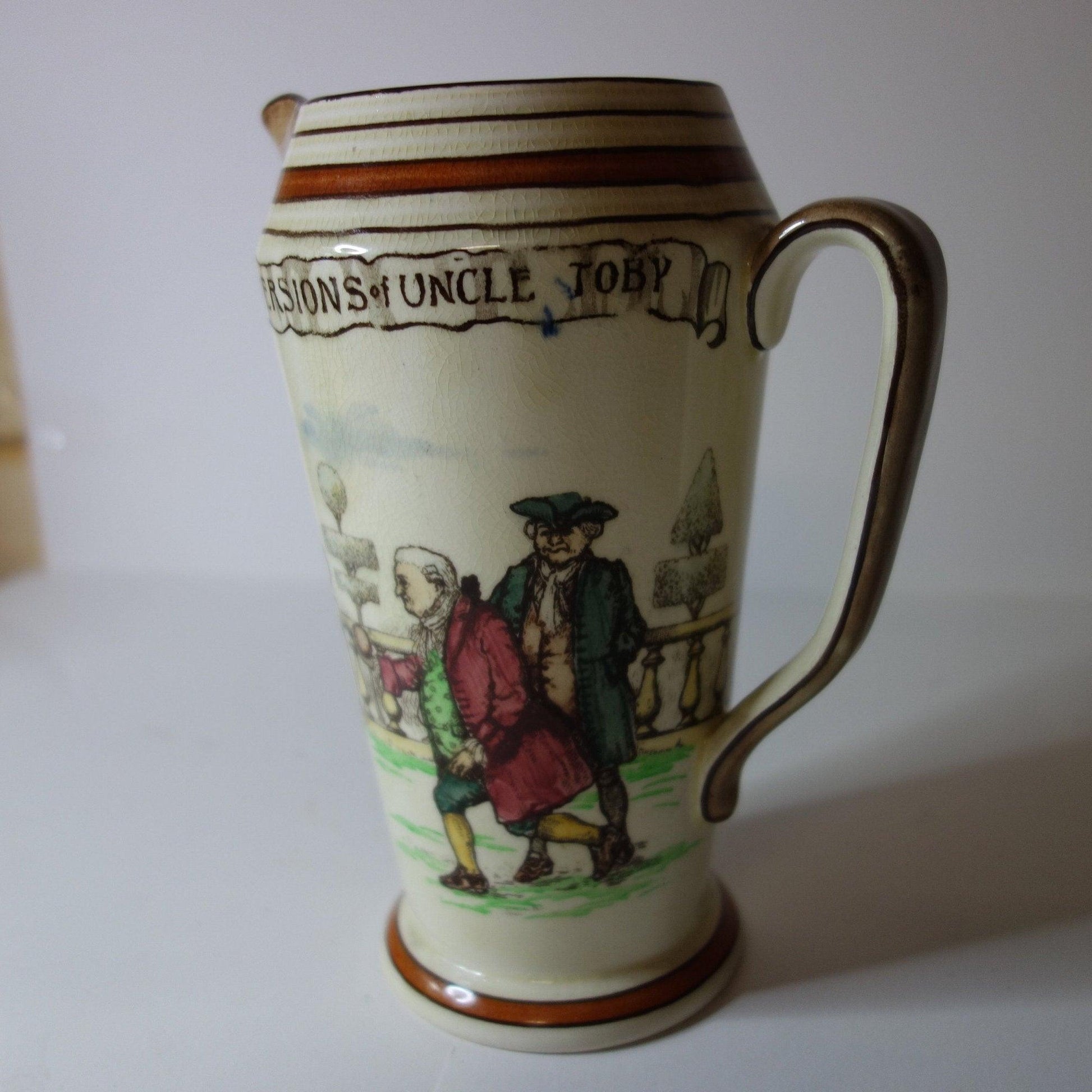 Royal Doulton Uncle Toby Series ware jug Bowling