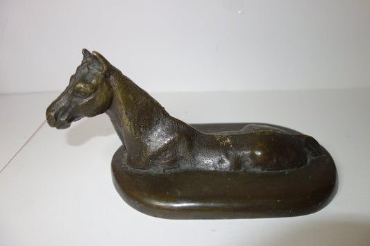 Bronze sculpture of a horse