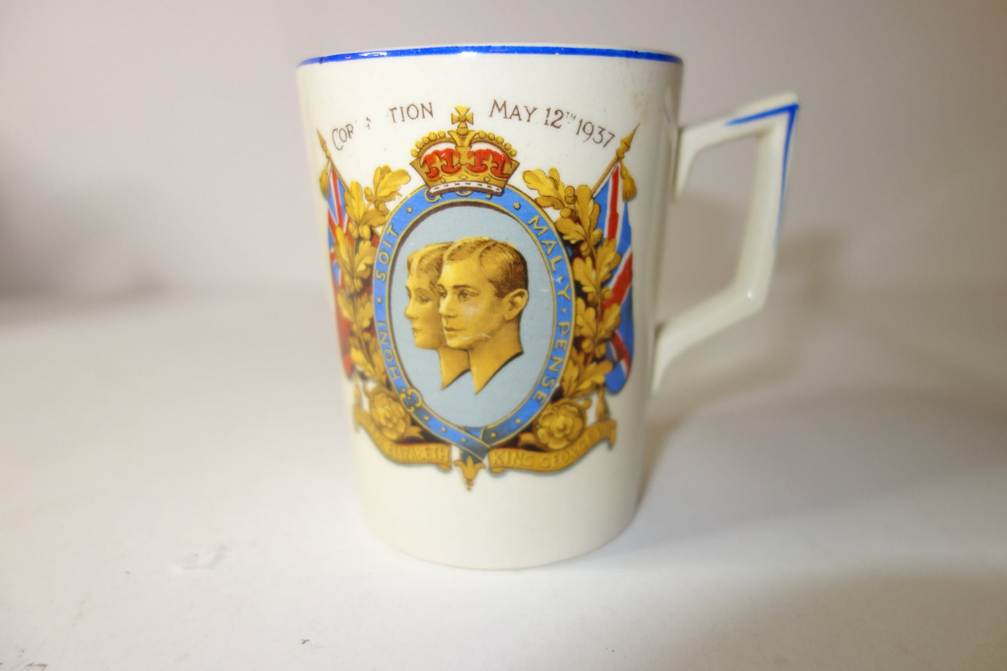 Coronation King George VI and Queen Elizabeth Souvenir Commemorative Mug