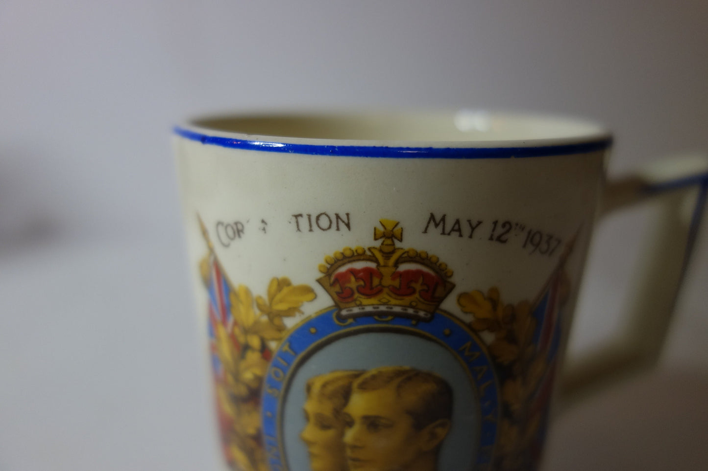 Coronation King George VI and Queen Elizabeth Souvenir Commemorative Mug