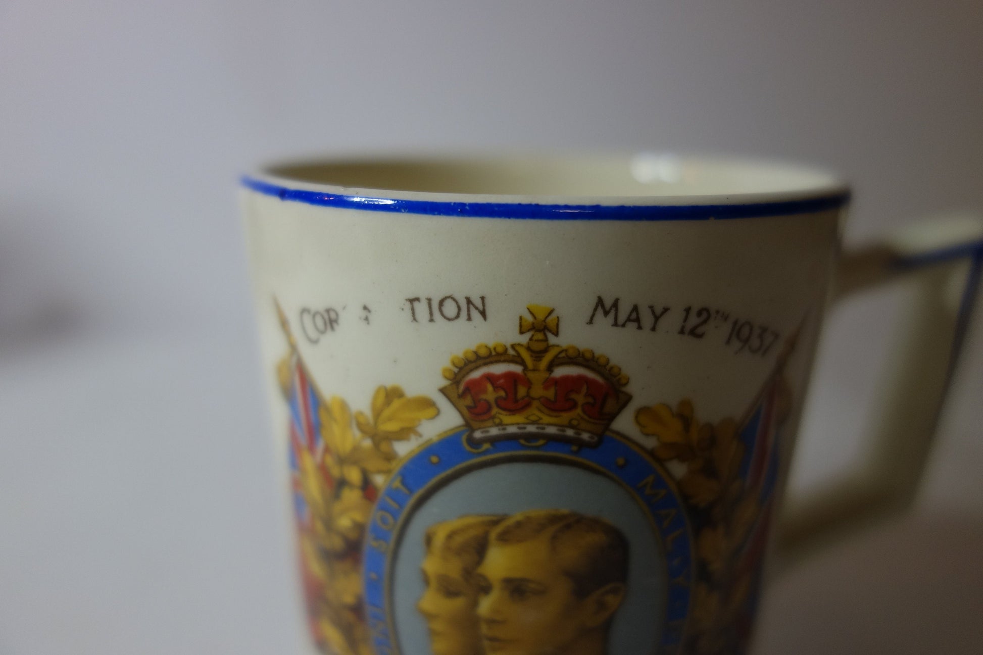 Coronation King George VI and Queen Elizabeth Souvenir Commemorative Mug