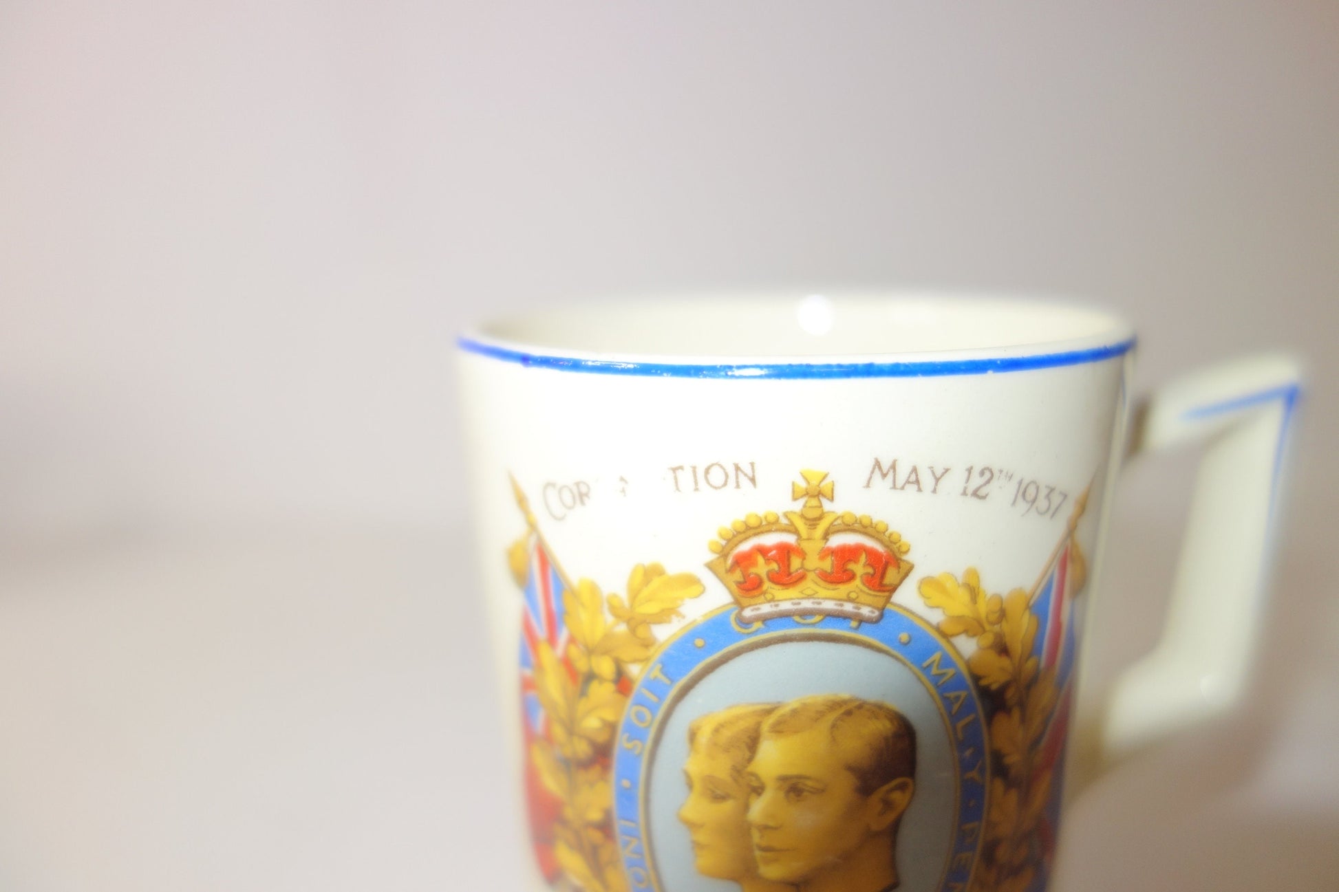 Coronation King George VI and Queen Elizabeth Souvenir Commemorative Mug