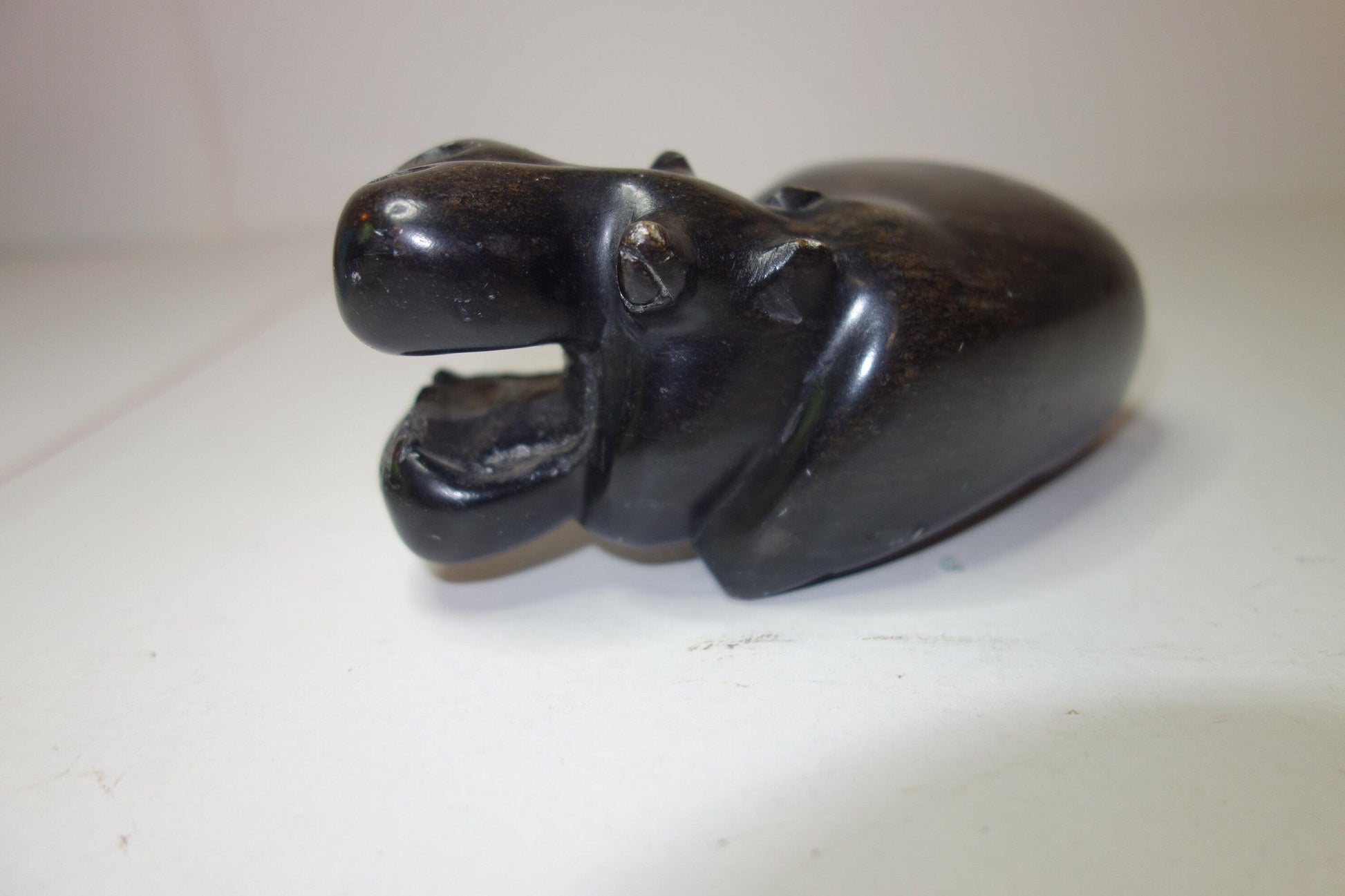 Carved Soap Stone Hippopotamus