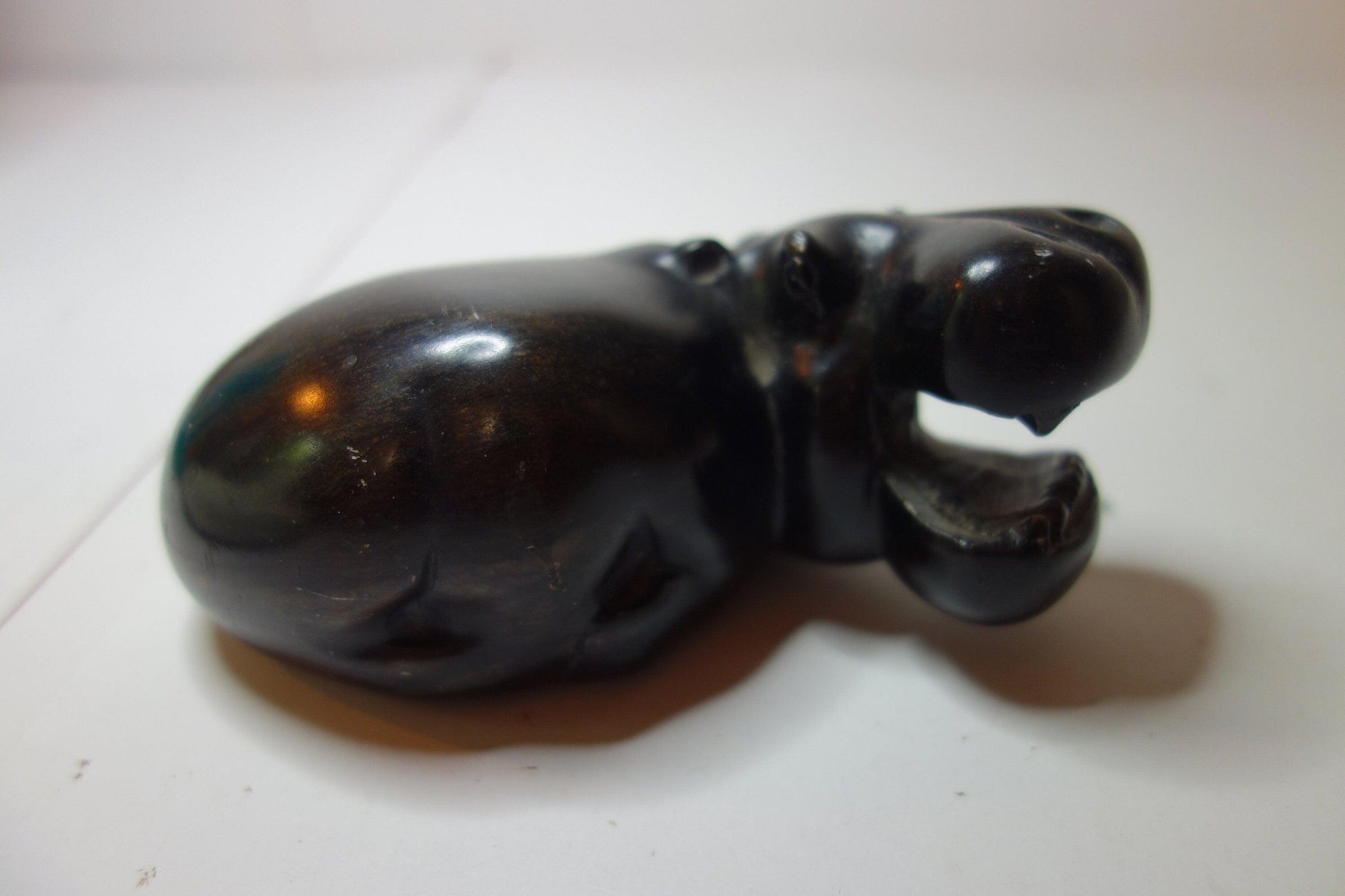 Carved Soap Stone Hippopotamus