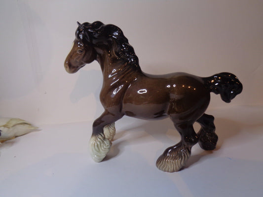 Beswick Horse Cantering Shire No 975