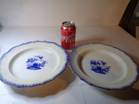 2 Antique Hand Painted Bowls English 19th century