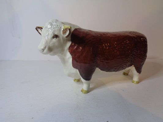 Beswick Hereford Bull Ch. of Champions Second Version No1363B