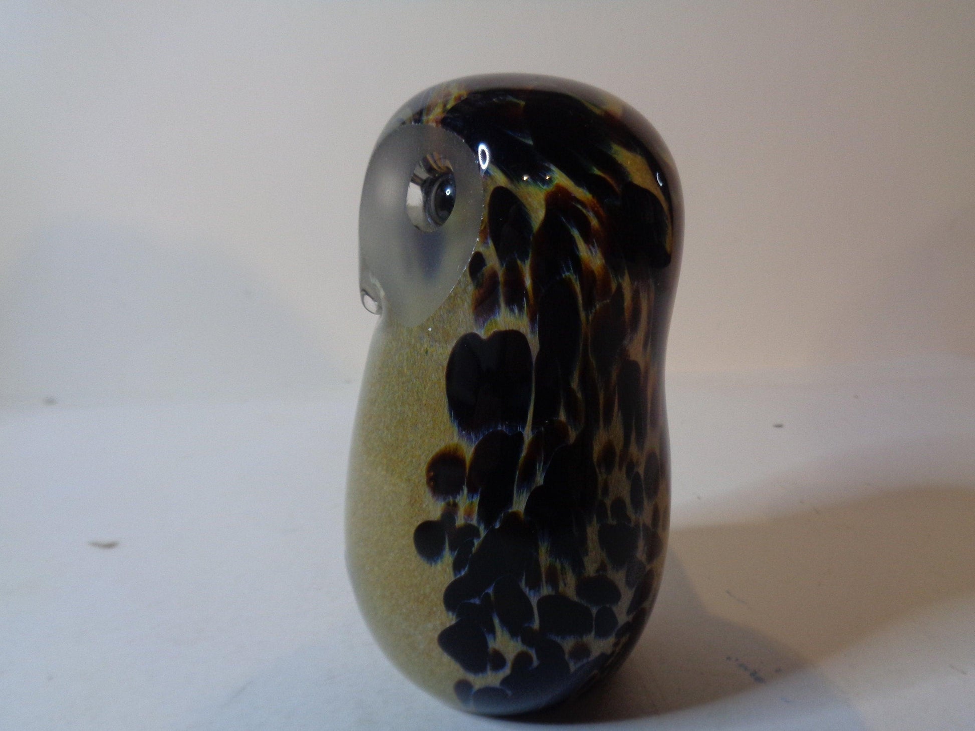 Langham Glass Paperweight of an Owl