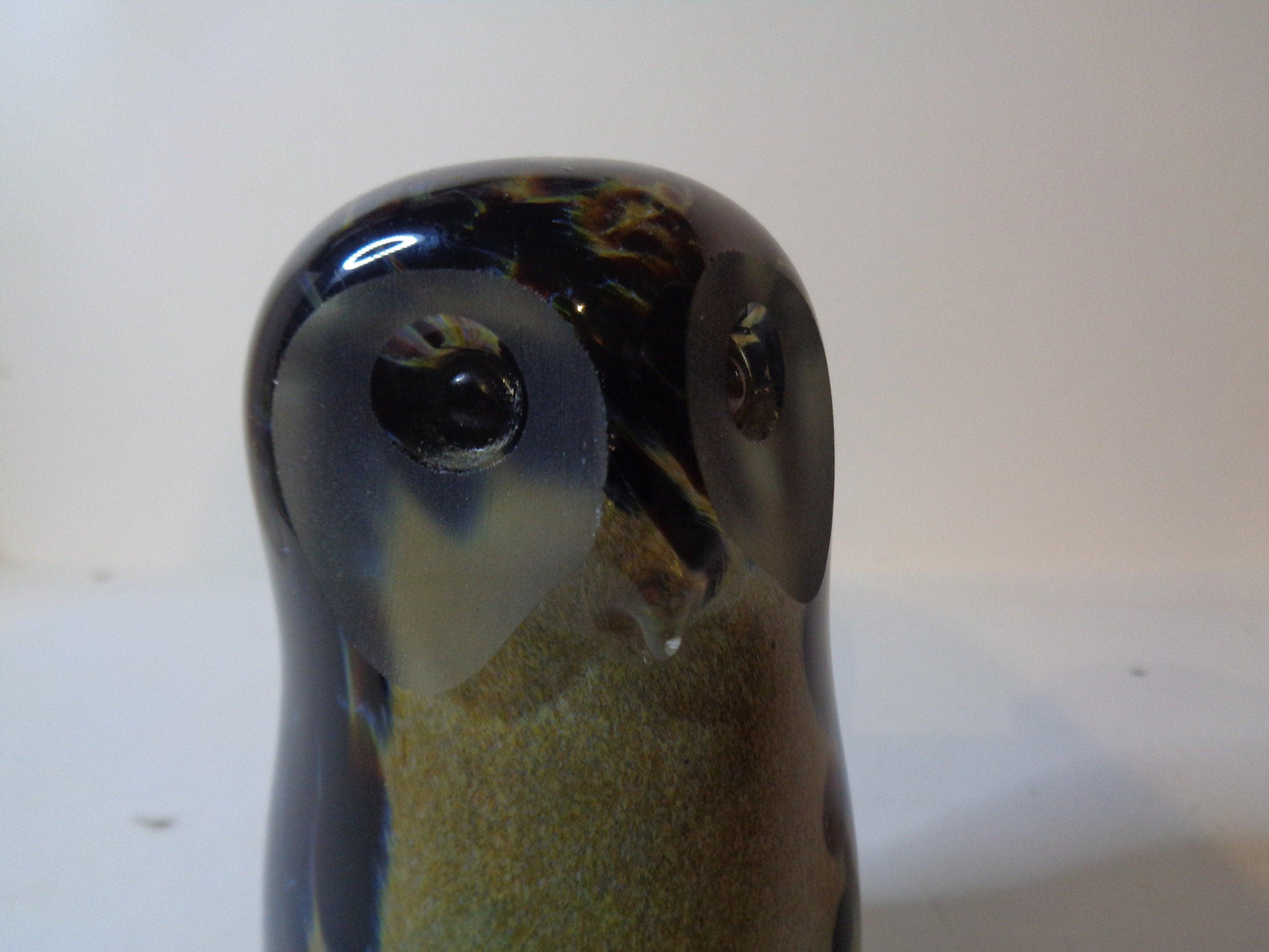 Langham Glass Paperweight of an Owl