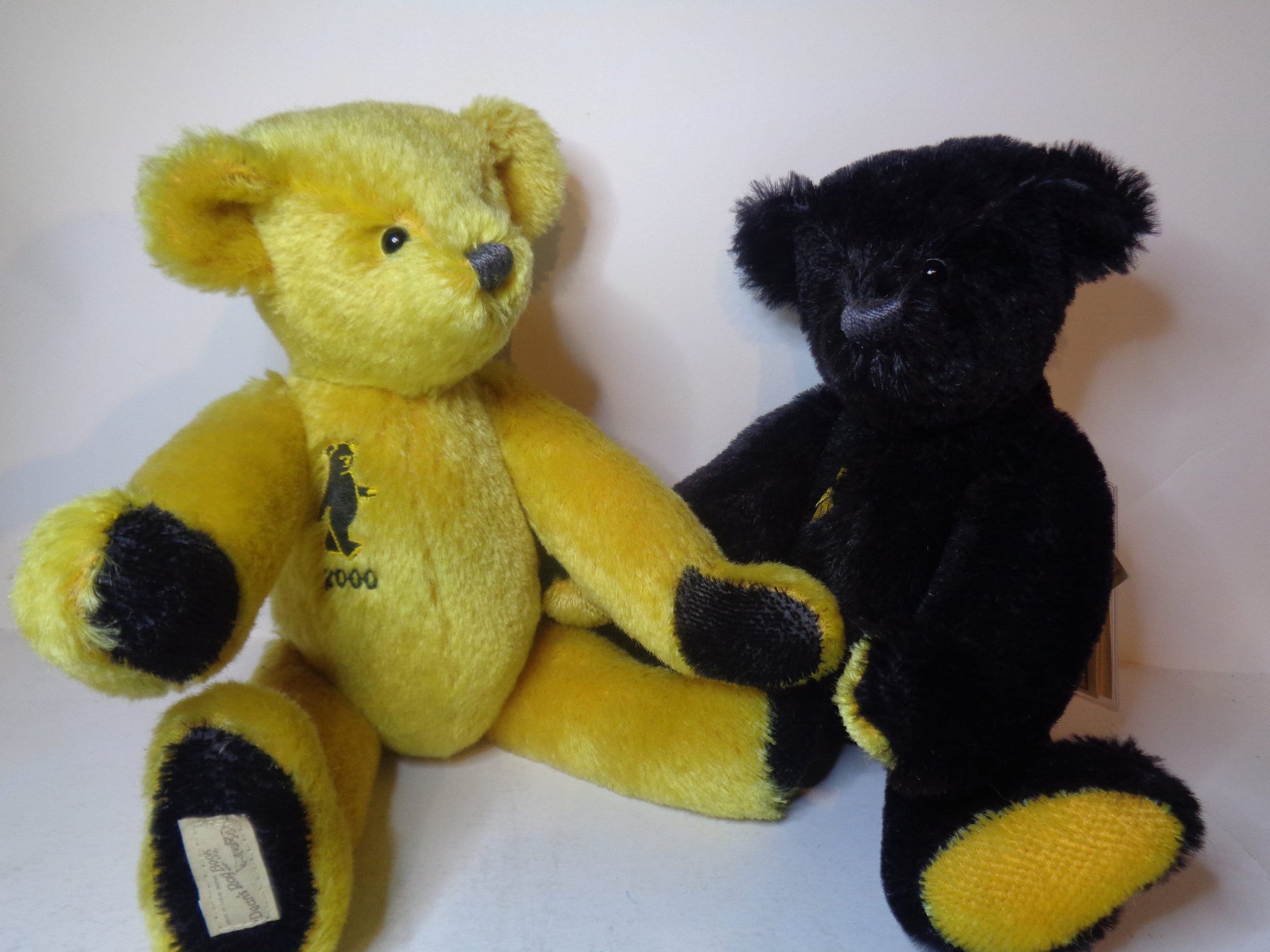 Deans Rag Book Company Companion Teddy Bears, Nightfall and Golden Dawn