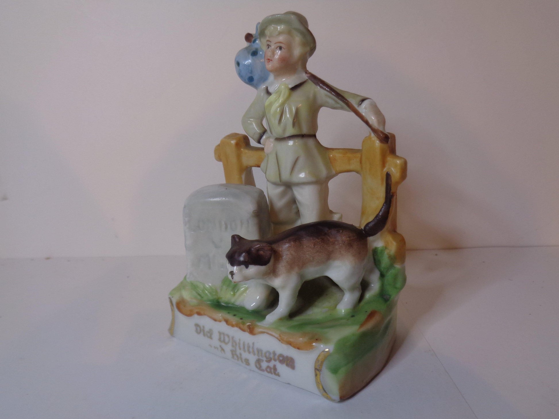 Antique Victorian Fairing "Dick Whittington and his Cat"