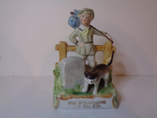 Antique Victorian Fairing "Dick Whittington and his Cat"