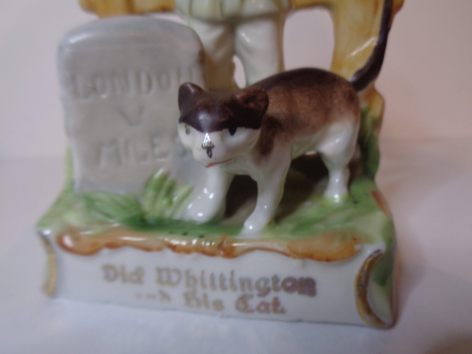 Antique Victorian Fairing "Dick Whittington and his Cat"