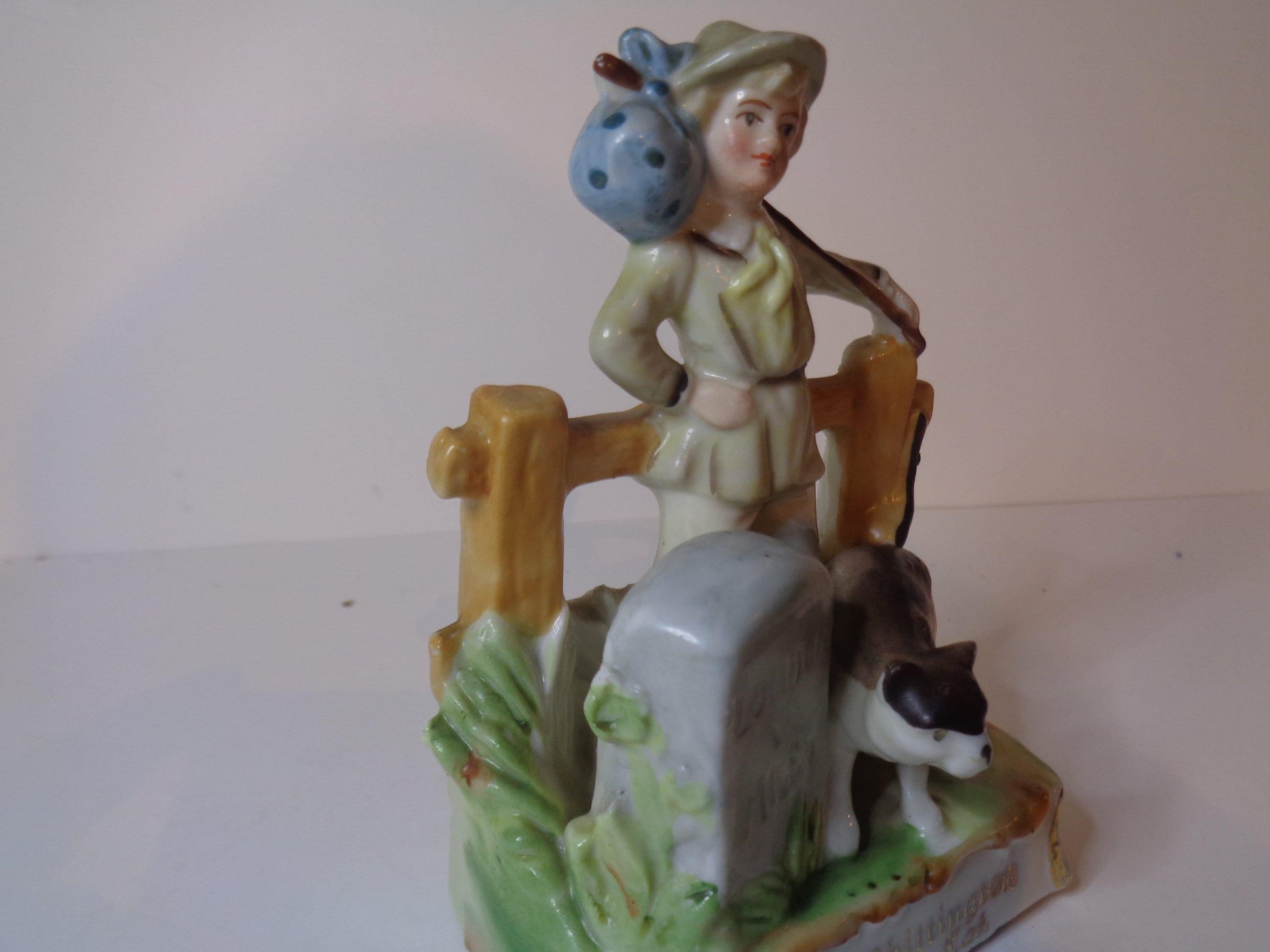 Antique Victorian Fairing "Dick Whittington and his Cat"