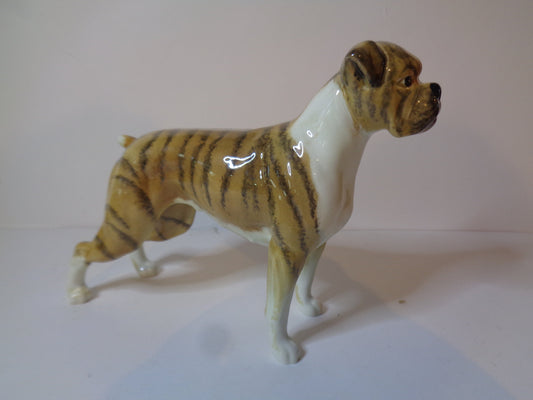 Beswick Brindle Boxer " Blue Mountain Greta " no 1202 by Arthur Gredington