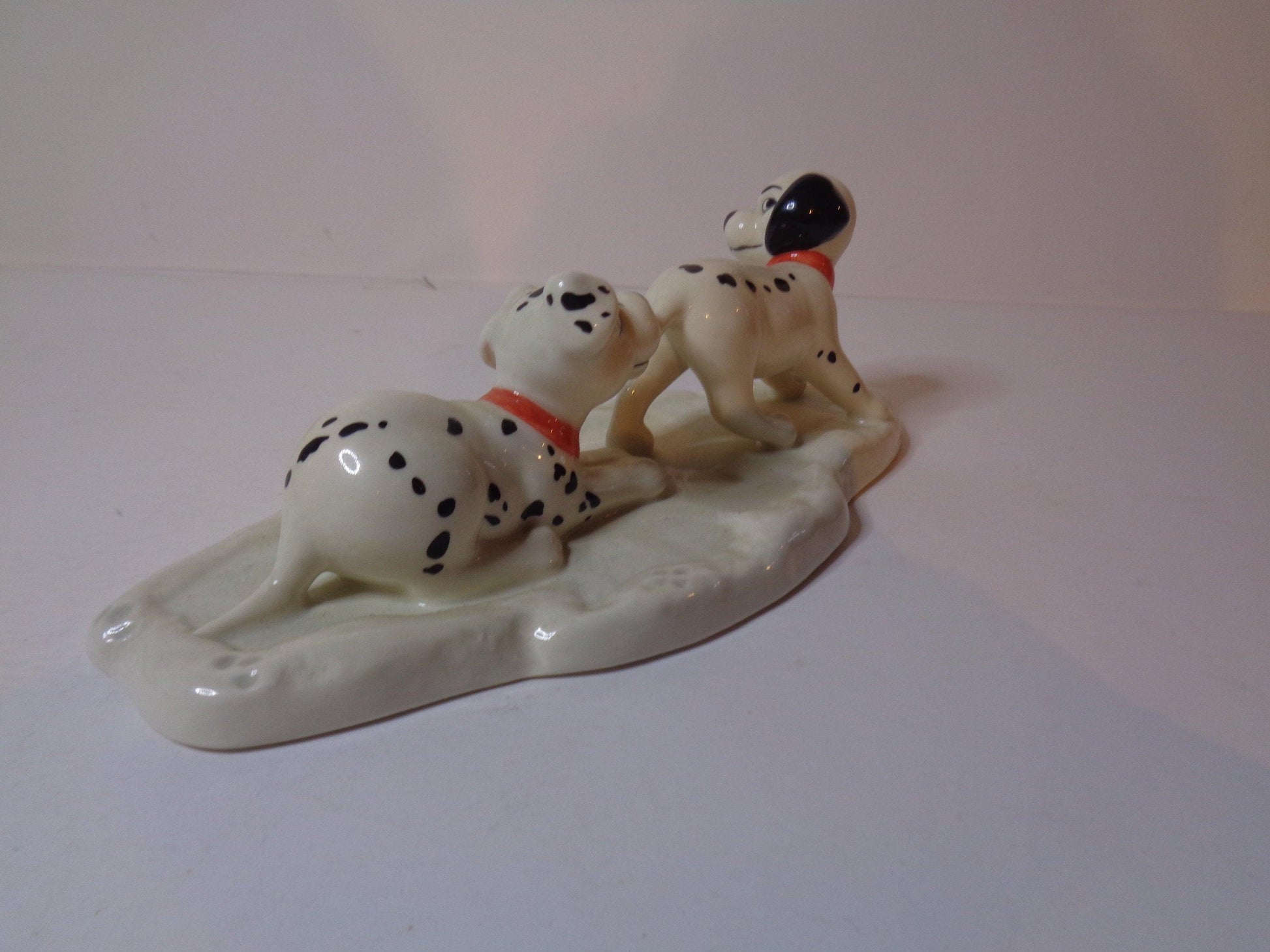 Royal Doulton Disney's 101 Dalmations "Lucky and Freckles on Ice" No DM10