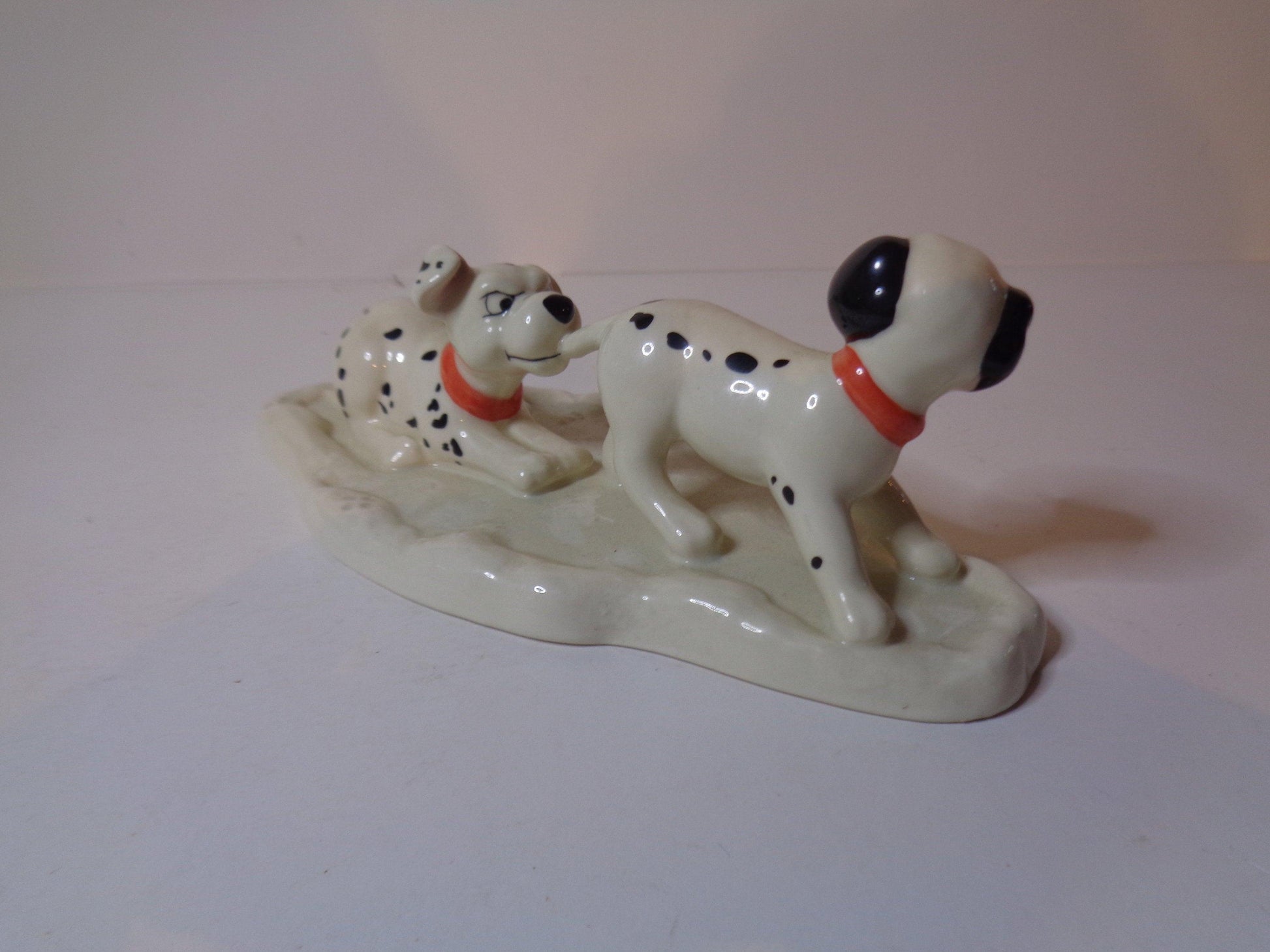 Royal Doulton Disney's 101 Dalmations "Lucky and Freckles on Ice" No DM10