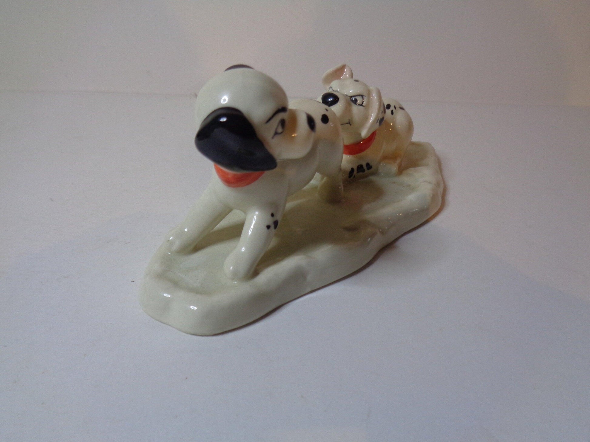 Royal Doulton Disney's 101 Dalmations "Lucky and Freckles on Ice" No DM10