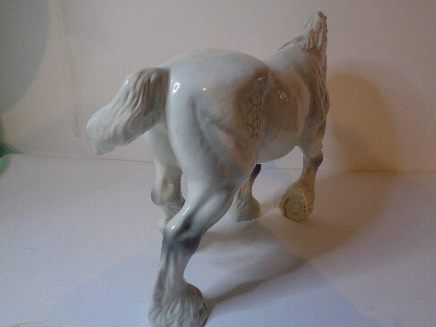 Beswick Grey Gloss Shire Horse ( Large Action Shire ) number 2578