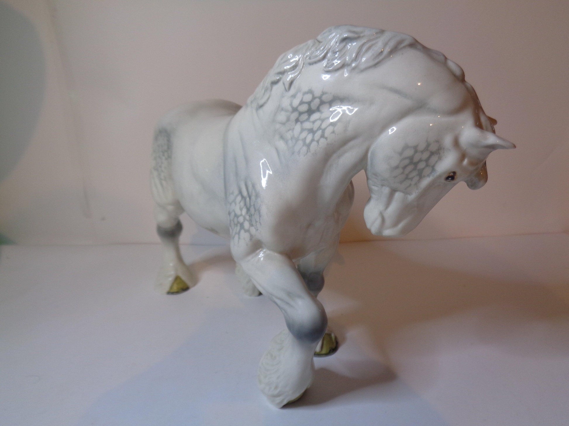 Beswick Grey Gloss Shire Horse ( Large Action Shire ) number 2578