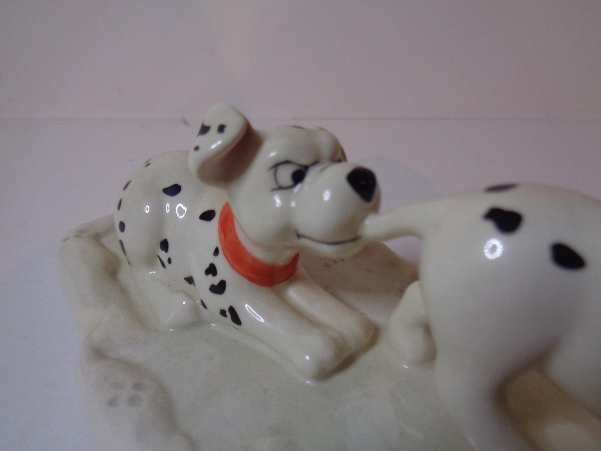 Royal Doulton Disney's 101 Dalmations "Lucky and Freckles on Ice" No DM10