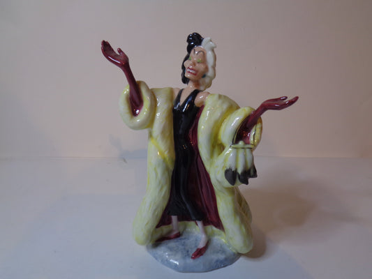 Royal Doulton Disney's 101 Dalmations "Cruella De Vil" No DM1