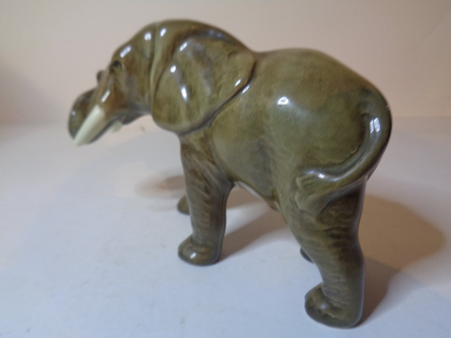 Antique Elephant Figurine Marked ENGLAND dating to late 19th century