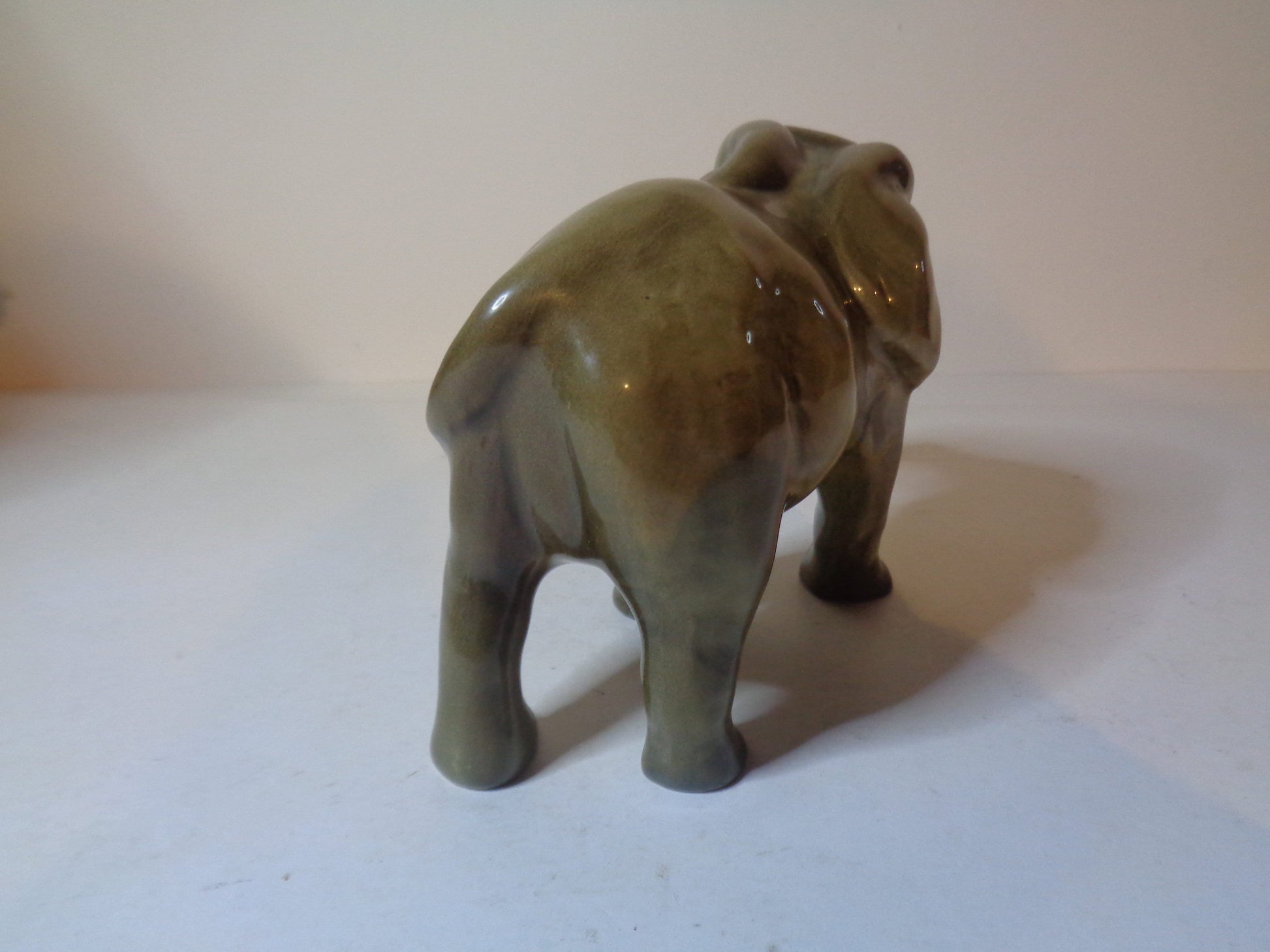 Antique Elephant Figurine Marked ENGLAND dating to late 19th century