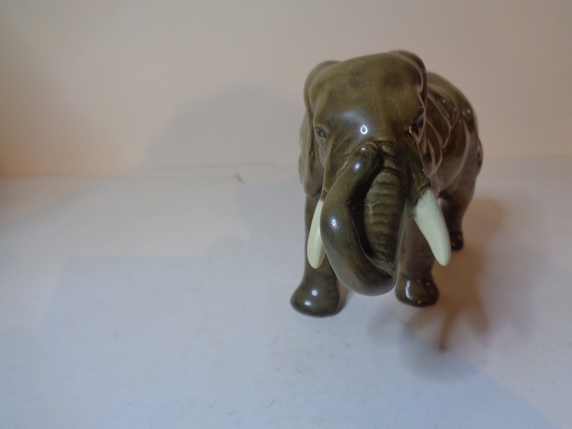 Antique Elephant Figurine Marked ENGLAND dating to late 19th century