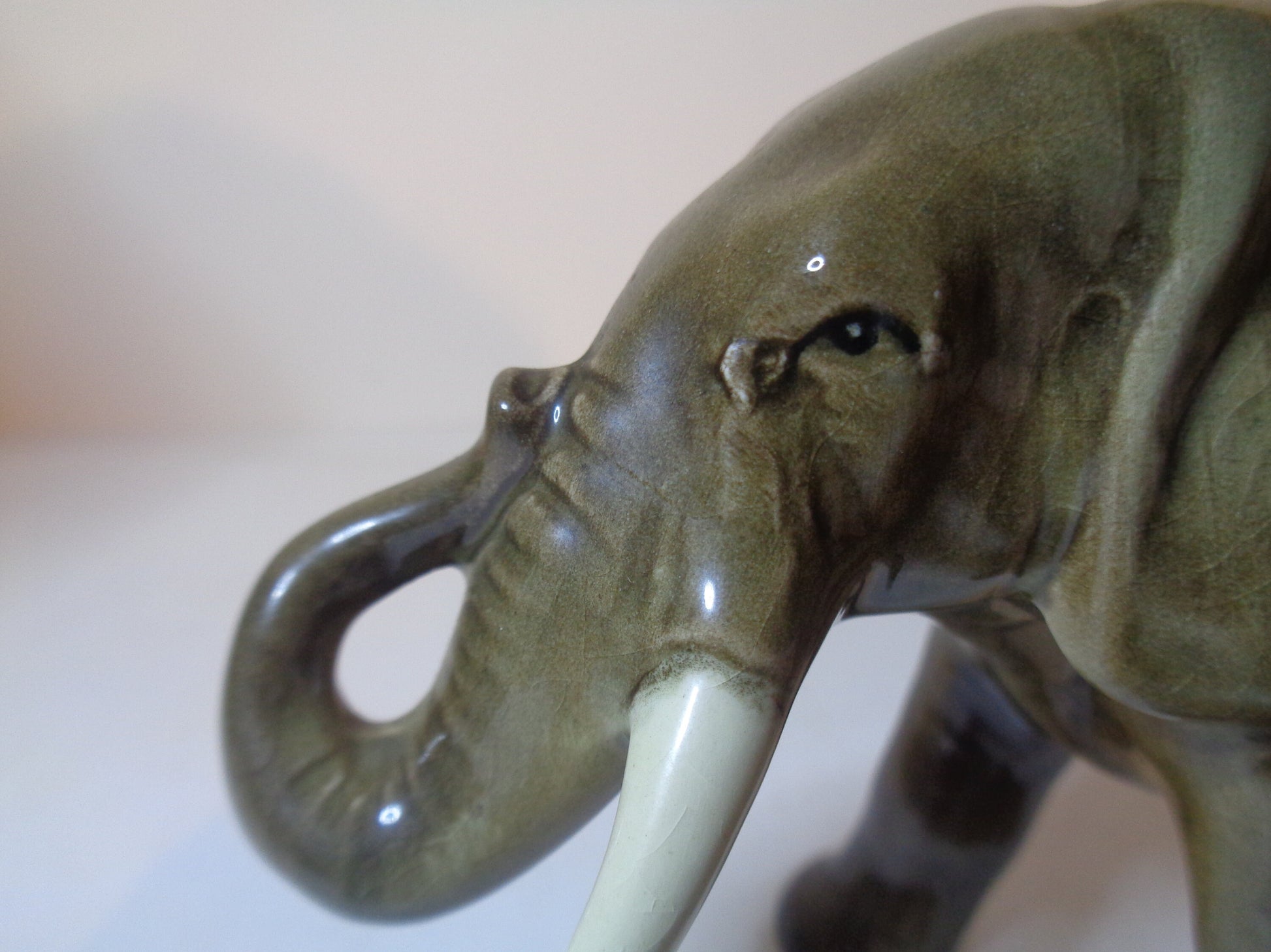 Antique Elephant Figurine Marked ENGLAND dating to late 19th century