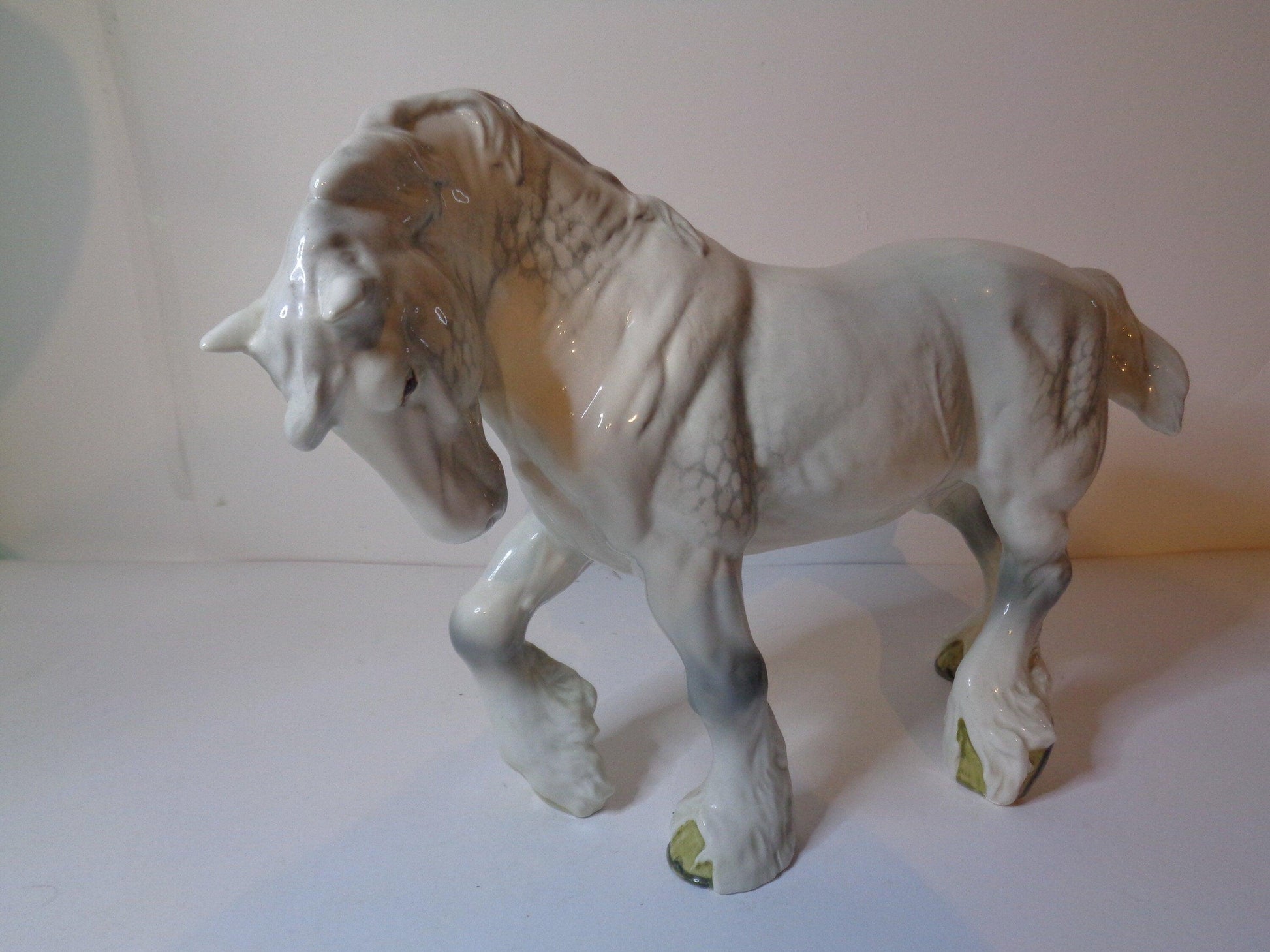 Beswick Grey Gloss Shire Horse ( Large Action Shire ) number 2578