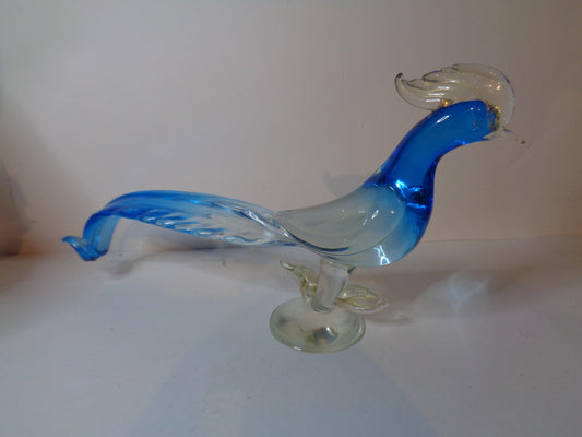 Lovely Murano Glass Pheasant; Class Glass from the 1960's