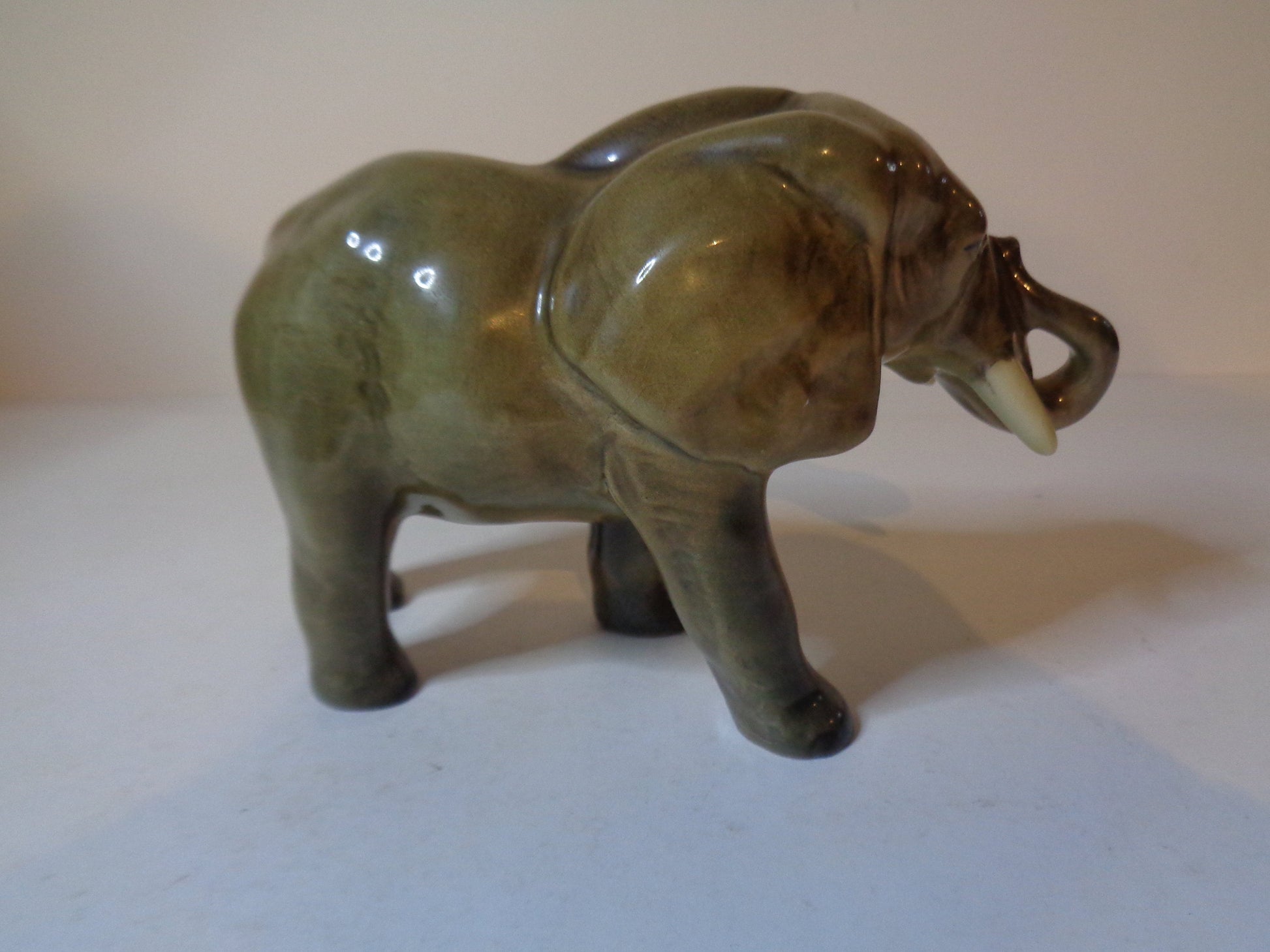 Antique Elephant Figurine Marked ENGLAND dating to late 19th century