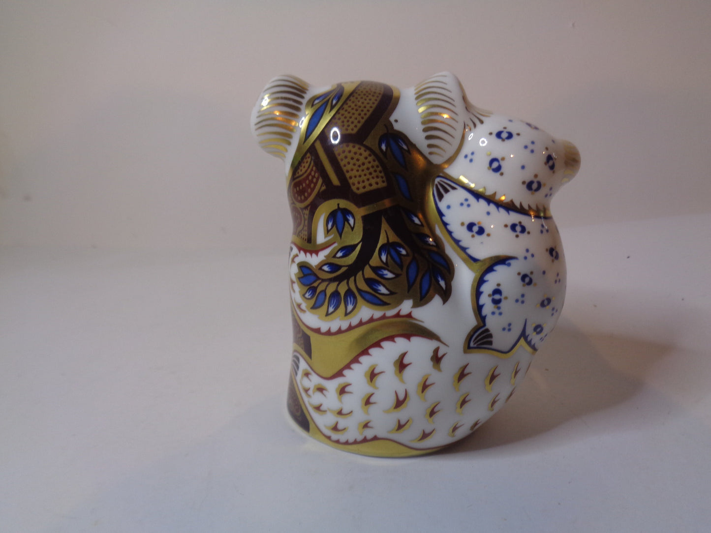 Royal Crown Derby Koala and Baby Gold Stopper and signature time limited