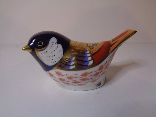 Royal Crown Derby Coal Tit Gold Stopper