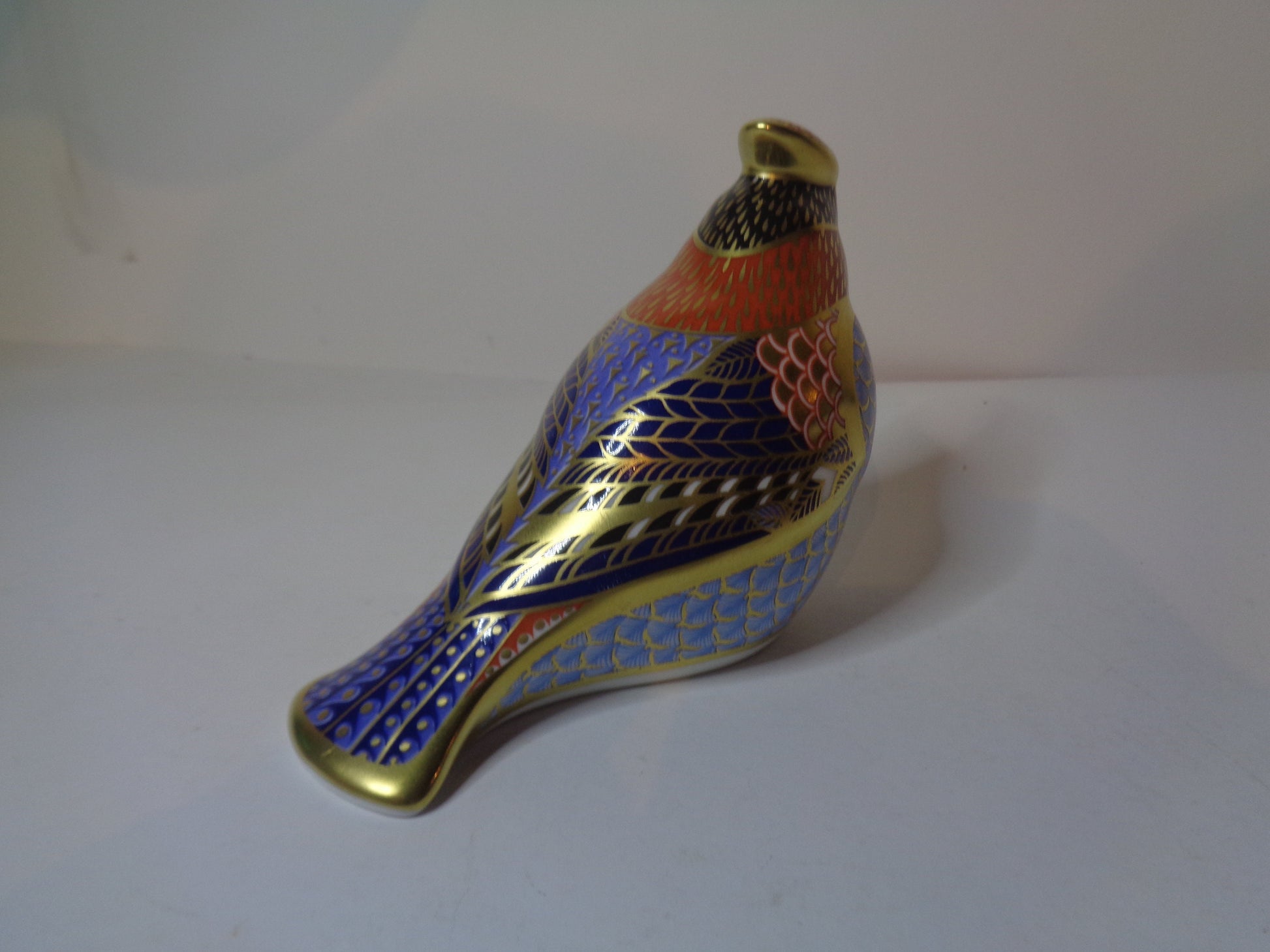 Royal Crown Derby Waxwing Gold Stopper