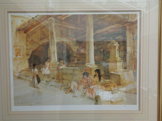 Sir William Russell Flint Limited Edition Print " Gossip St Jeannet "