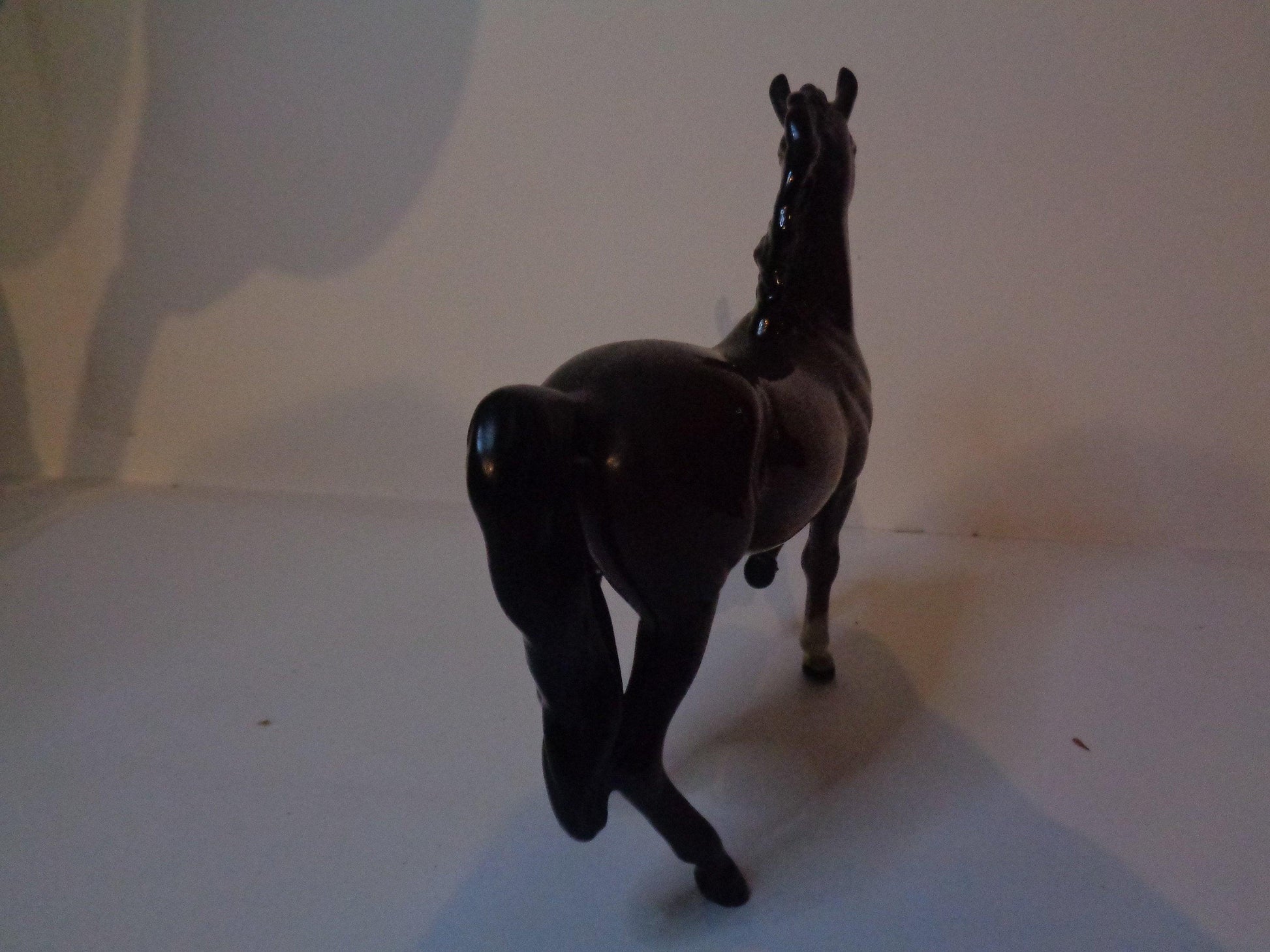 Royal Doulton Horse Prancing Arab Type 1261 Second Version Gloss Brown