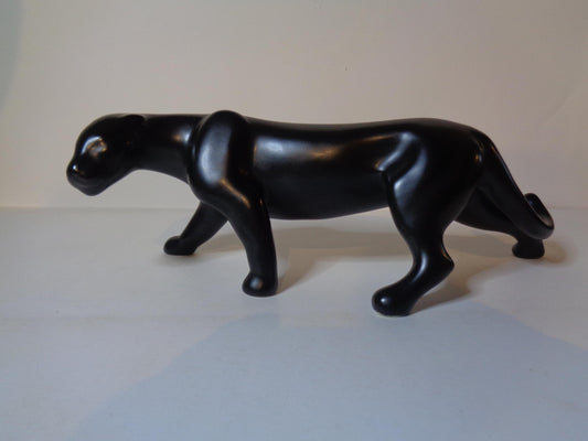 Ulrome Pottery Stalking Panther Mid Century English Cat