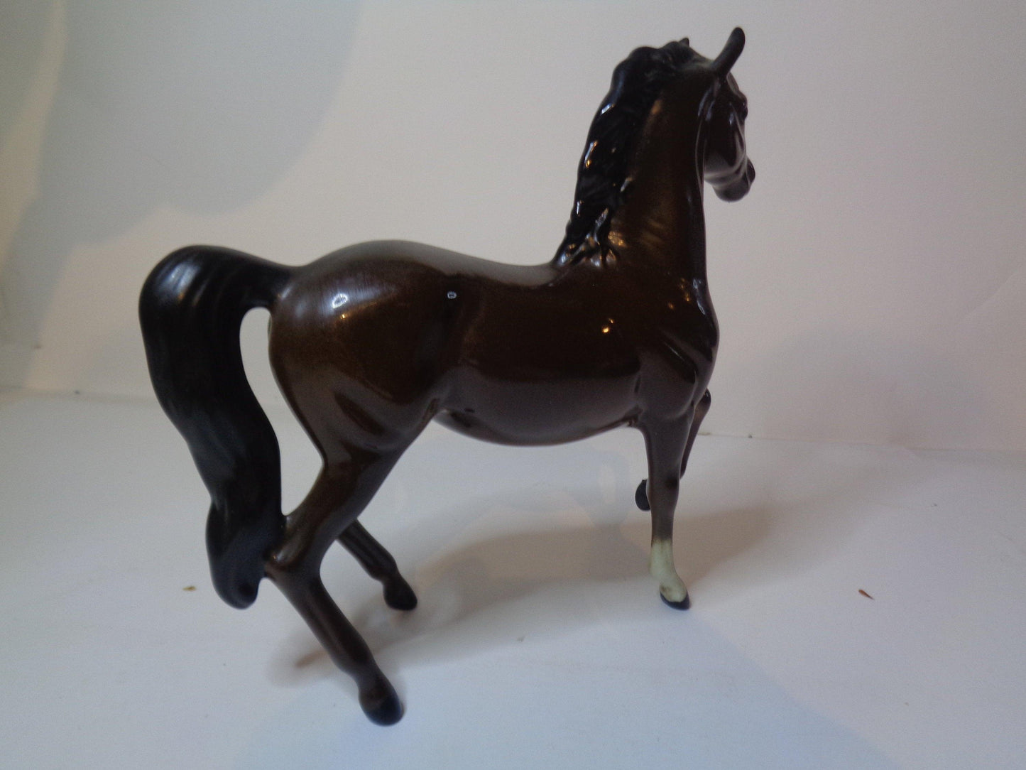 Royal Doulton Horse Prancing Arab Type 1261 Second Version Gloss Brown