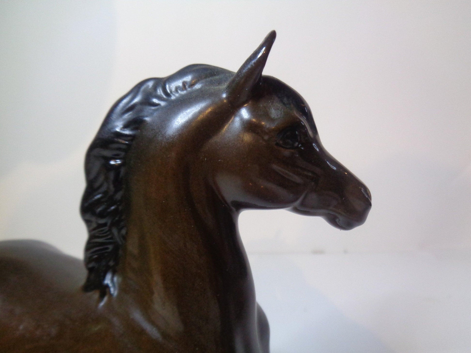 Royal Doulton Horse Prancing Arab Type 1261 Second Version Gloss Brown