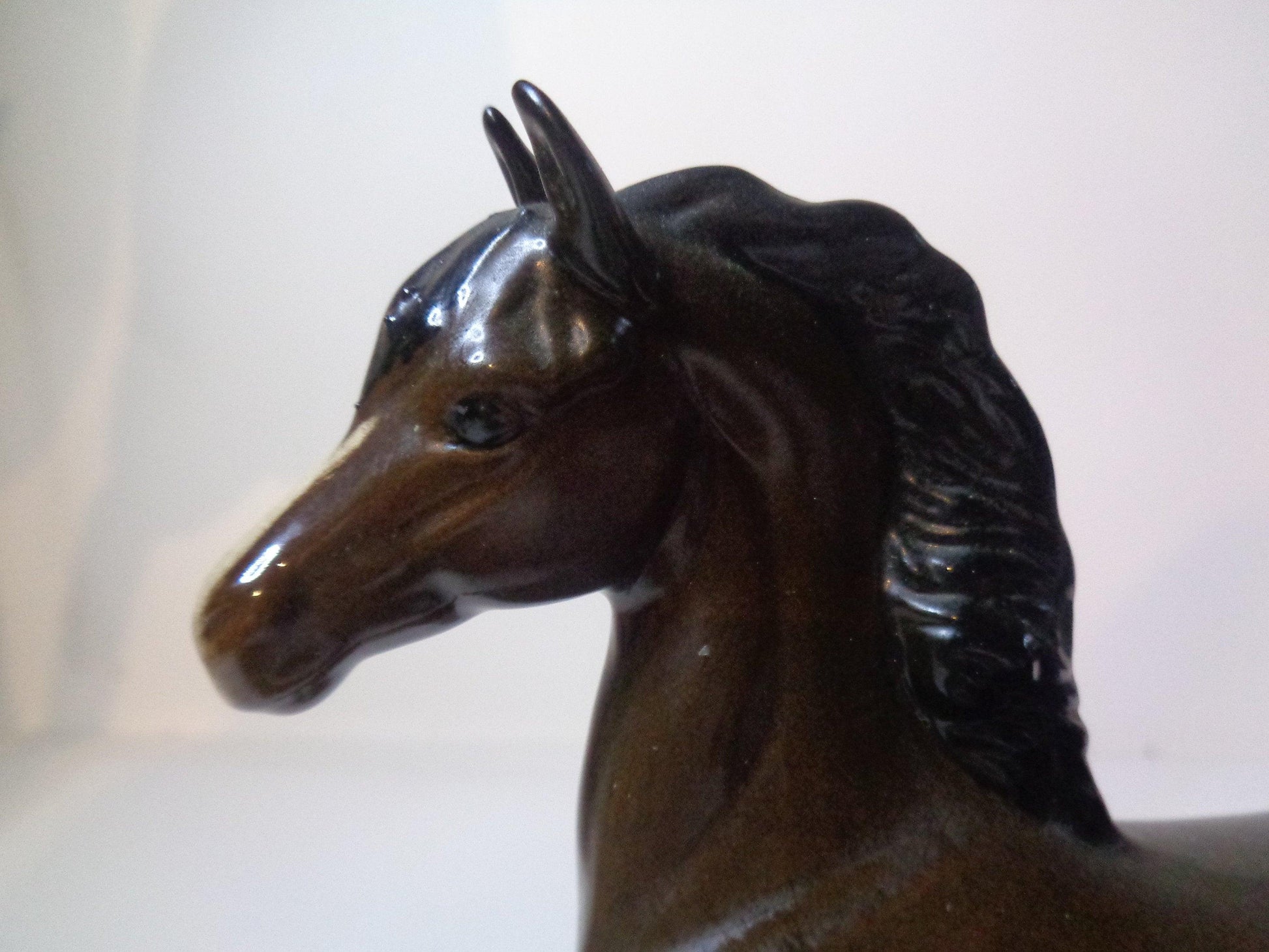 Royal Doulton Horse Prancing Arab Type 1261 Second Version Gloss Brown