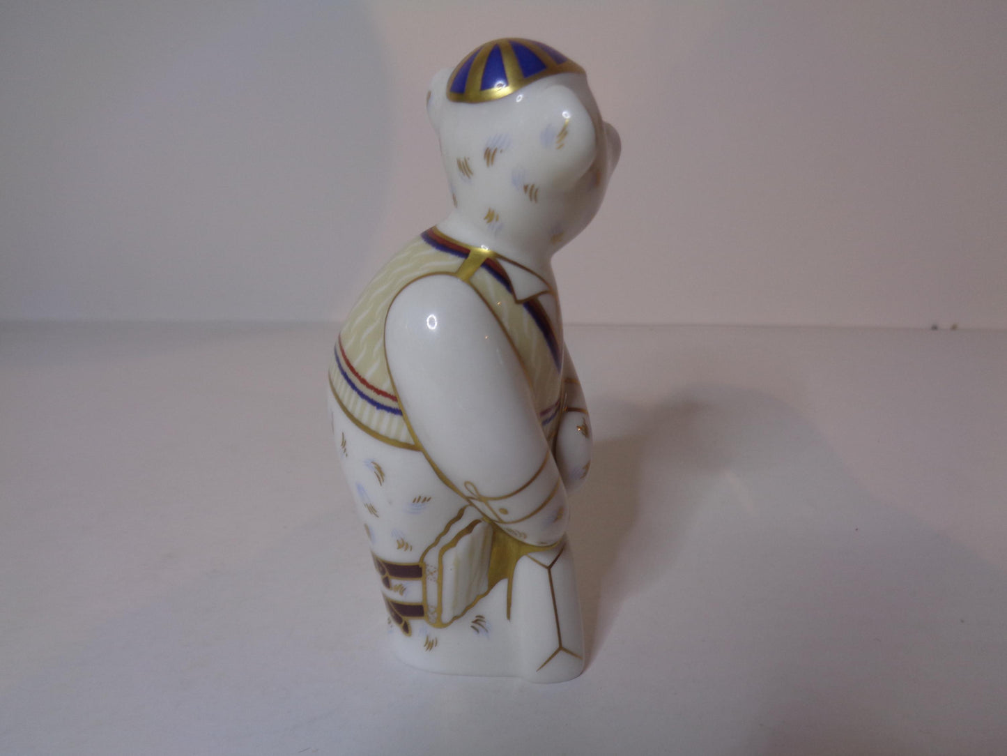 Royal Crown Derby Miniature Teddies Collection Cricketer