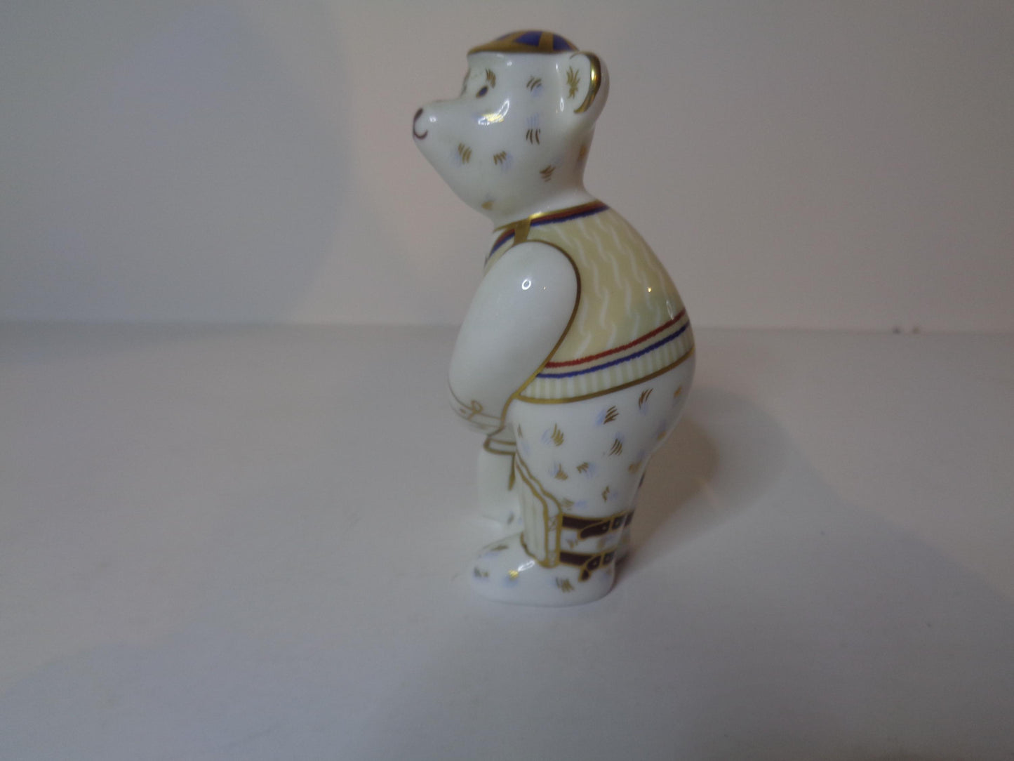 Royal Crown Derby Miniature Teddies Collection Cricketer