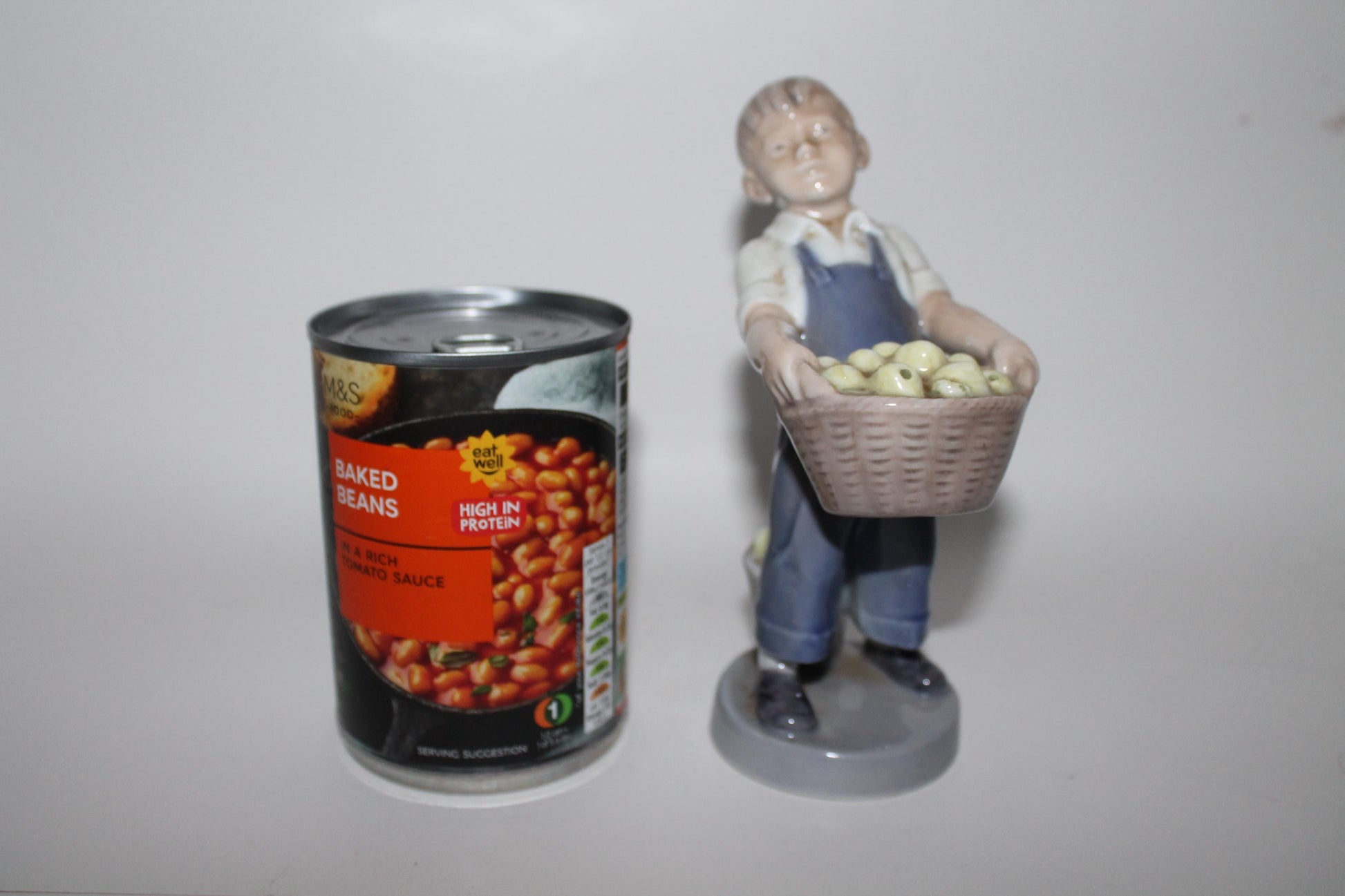 Royal Copenhagen October Boy With Fruit No 4532