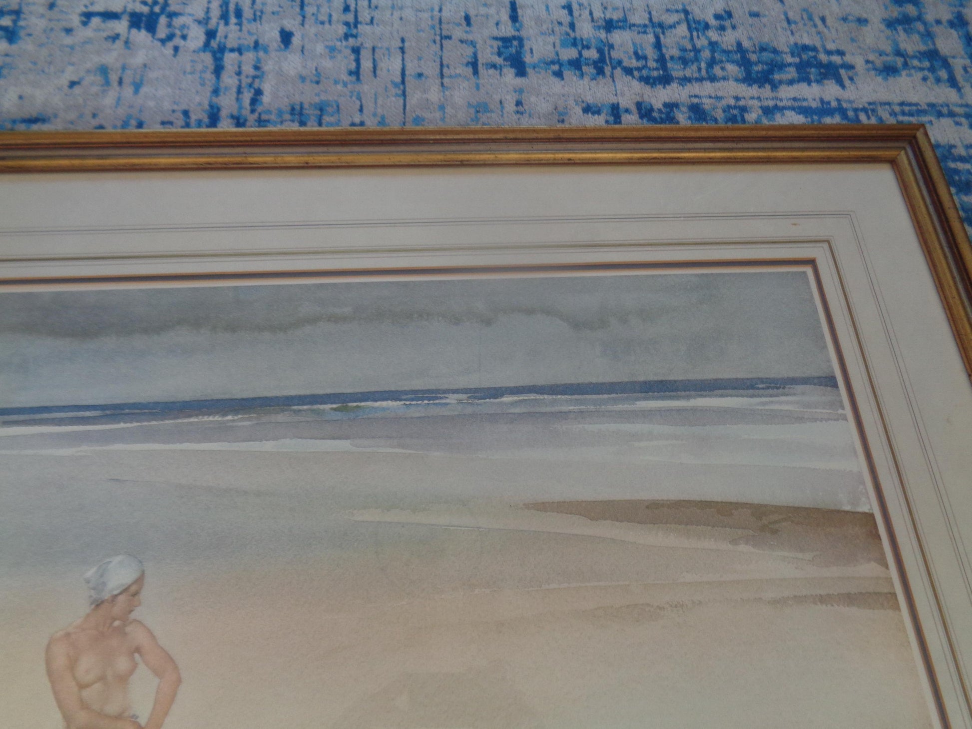 Sir William Russell Flint Limited Edition Print "Lydia on the Sands"